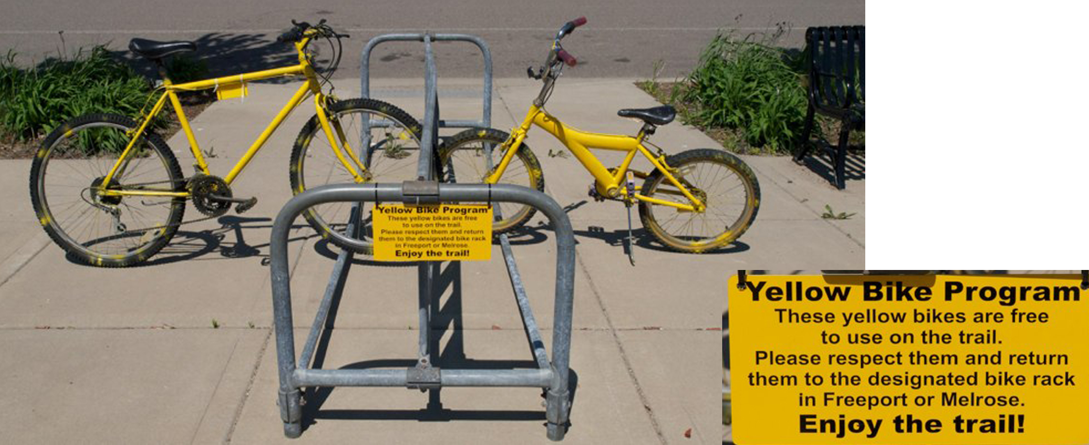 Yellow Bike Program Freeport to Melrose