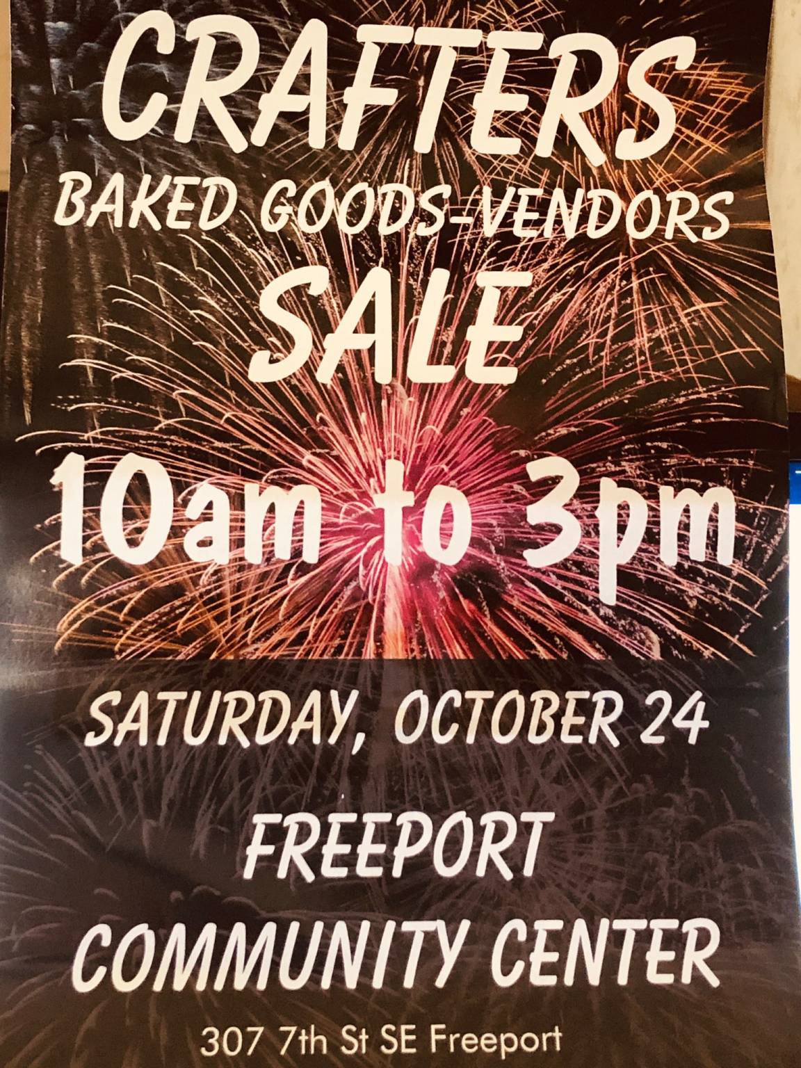 CRAFT SHOW AT FREEPORT COMMUNITY CENTER